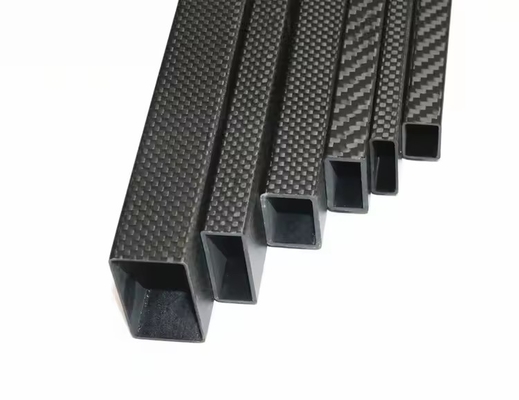 Mold free high strength carbon fibre tube carbon fiber square tube with glossy finish