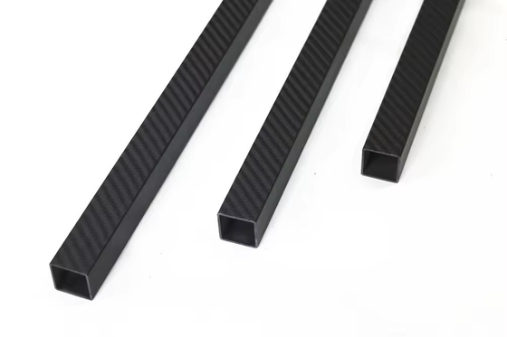 Mold free high strength carbon fibre tube carbon fiber square tube with glossy finish