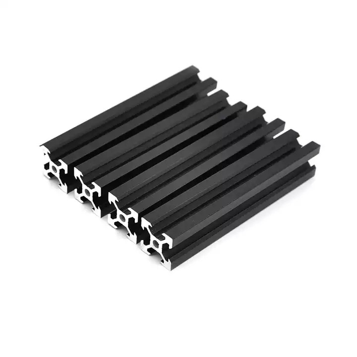 V Slot C Extrusion Aluminum Profiles 2020 2040 4080 2060 Bars Black 20x40 For Rail