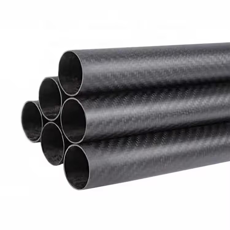 Custom 3K Carbon Fiber Tube Lightweight Sport Equipment with Durable Pattern